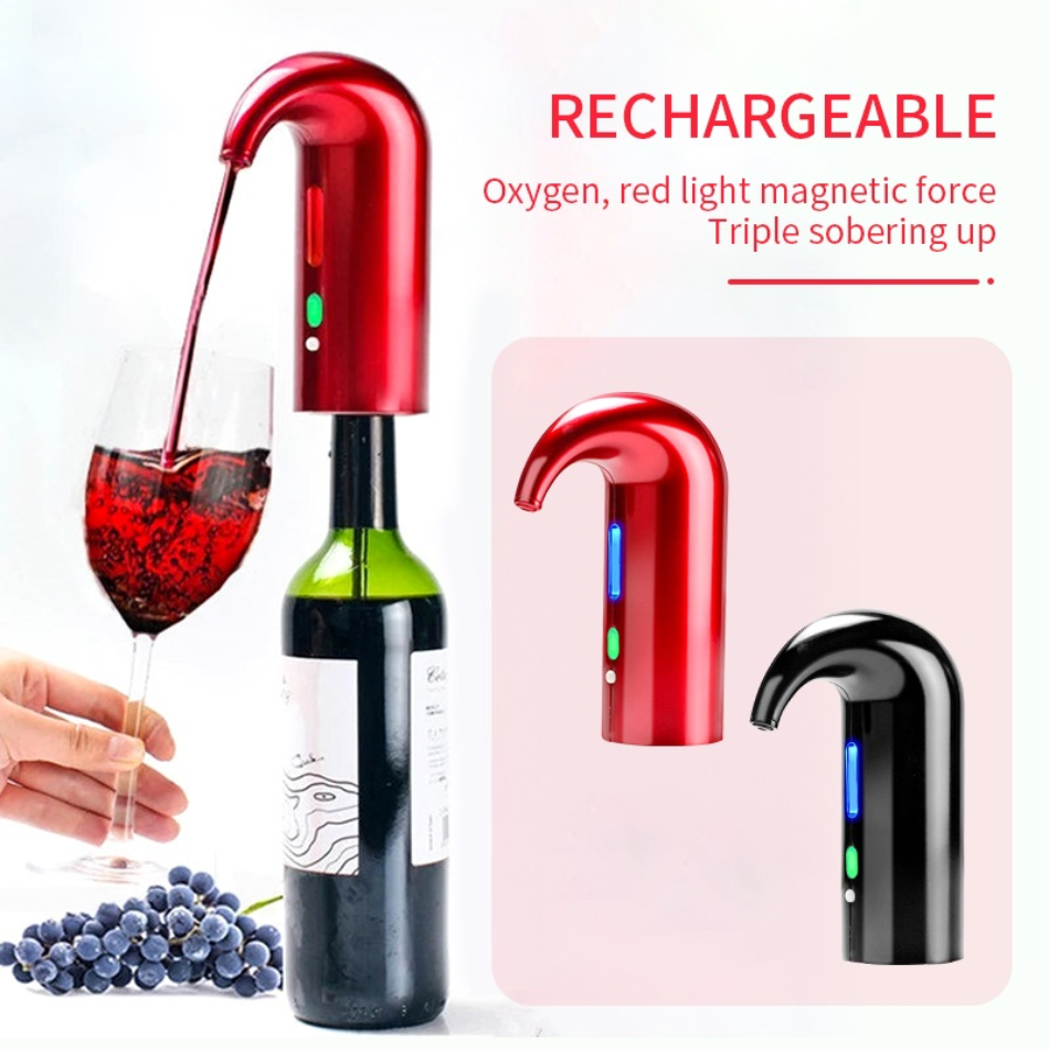 Rechargeable Electric Wine Pump stylish home bar accessory