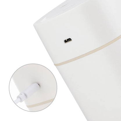 Smart 600ml Aroma Humidifier – Dual Mist, LED Mood Lights, Rechargeable