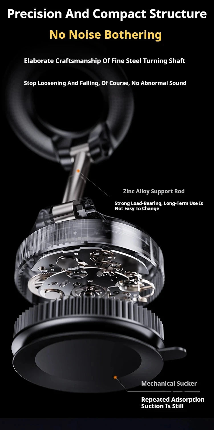 MagSafe Vacuum Suction Phone Holder – 360° Adjustable & Foldable