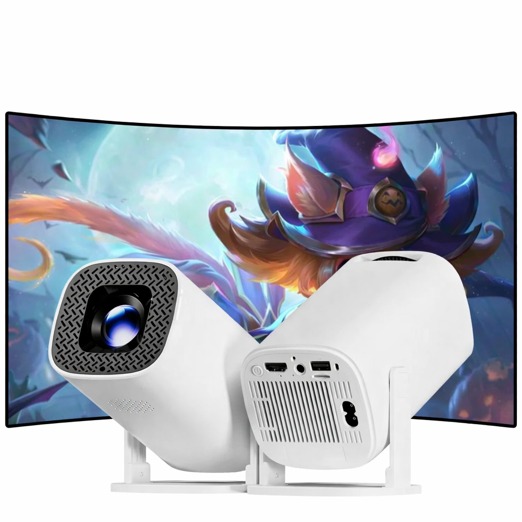 P30 PRO Smart Mini Projector – Android 14, Wi-Fi 6, 4K Support